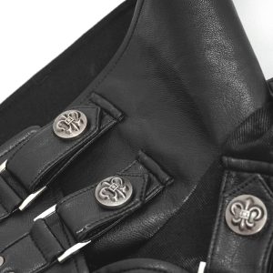 marque pas cher DEVIL FASHION Longue Veste ‘Haboolm’ Noire 52