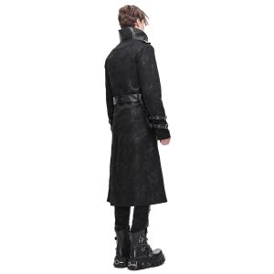 marque pas cher DEVIL FASHION Longue Veste ‘Haboolm’ Noire 30