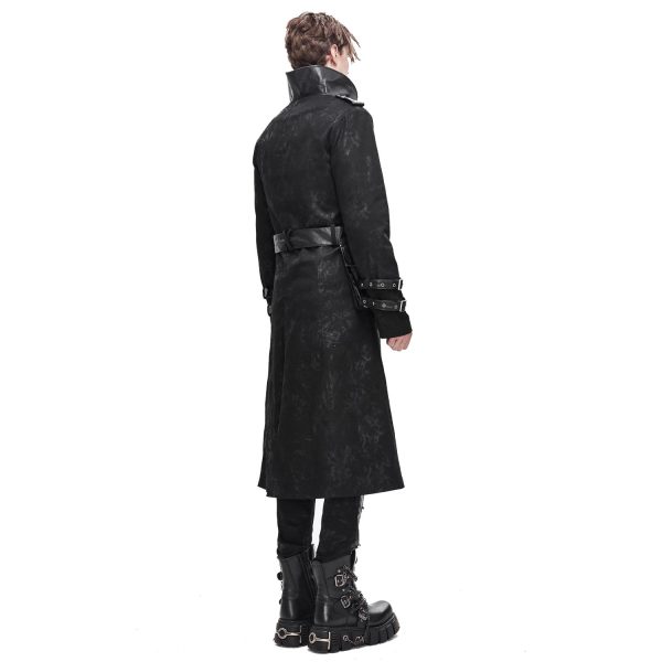 marque pas cher DEVIL FASHION Longue Veste ‘Haboolm’ Noire 6