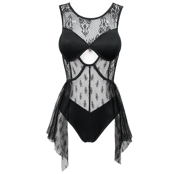 DEVIL FASHION Maillot De Bain ‘Finely Gothic’ Noir économies garanties 13