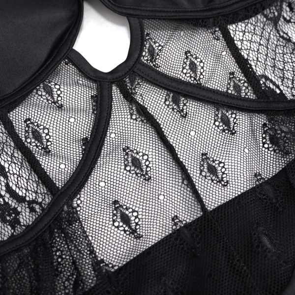 DEVIL FASHION Maillot De Bain ‘Finely Gothic’ Noir économies garanties 16