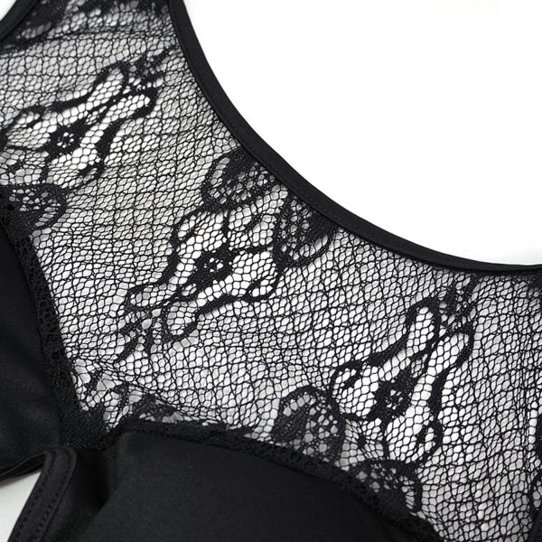 DEVIL FASHION Maillot De Bain ‘Finely Gothic’ Noir économies garanties 18
