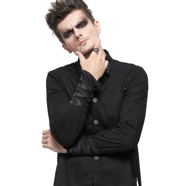 DEVIL FASHION Manchettes ‘Cryock’ Noires Paris 4