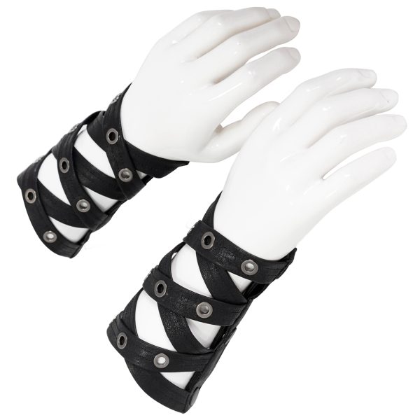 DEVIL FASHION Manchettes ‘Cryock’ Noires Paris 6