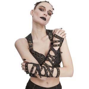 pas cher en vente DEVIL FASHION Manchettes ‘Steampunk Gear’ Marrons 21
