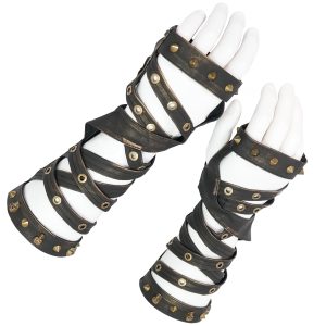 pas cher en vente DEVIL FASHION Manchettes ‘Steampunk Gear’ Marrons 41