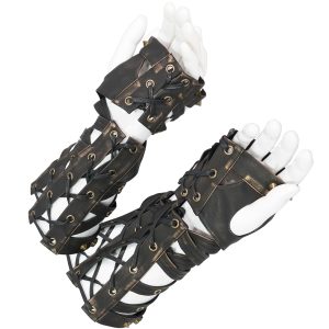 pas cher en vente DEVIL FASHION Manchettes ‘Steampunk Gear’ Marrons 43