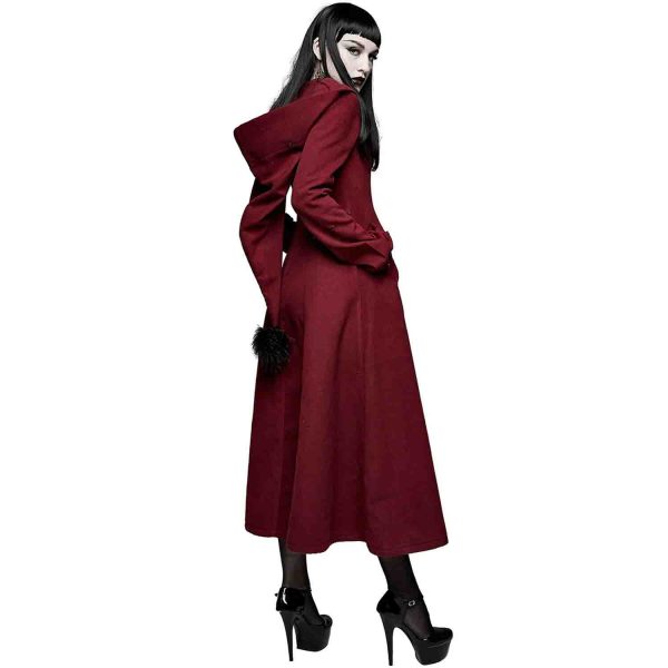 DEVIL FASHION Manteau à Capuche ‘Red Frozen’ Rouge Et Noir en solde 7