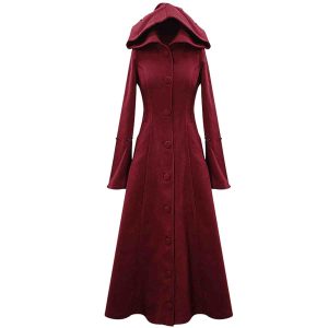 DEVIL FASHION Manteau à Capuche ‘Red Frozen’ Rouge Et Noir en solde 32