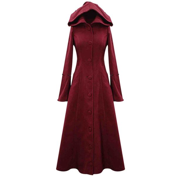 DEVIL FASHION Manteau à Capuche ‘Red Frozen’ Rouge Et Noir en solde 9