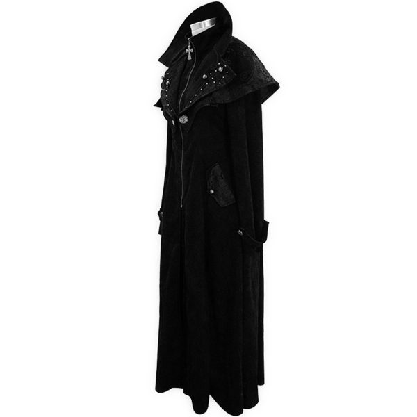 pas cher en vente DEVIL FASHION Manteau ‘Azalaïs’ Noir 12