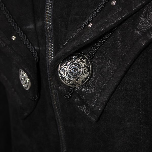 pas cher en vente DEVIL FASHION Manteau ‘Azalaïs’ Noir 17