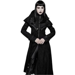 pas cher en vente DEVIL FASHION Manteau ‘Azalaïs’ Noir 32