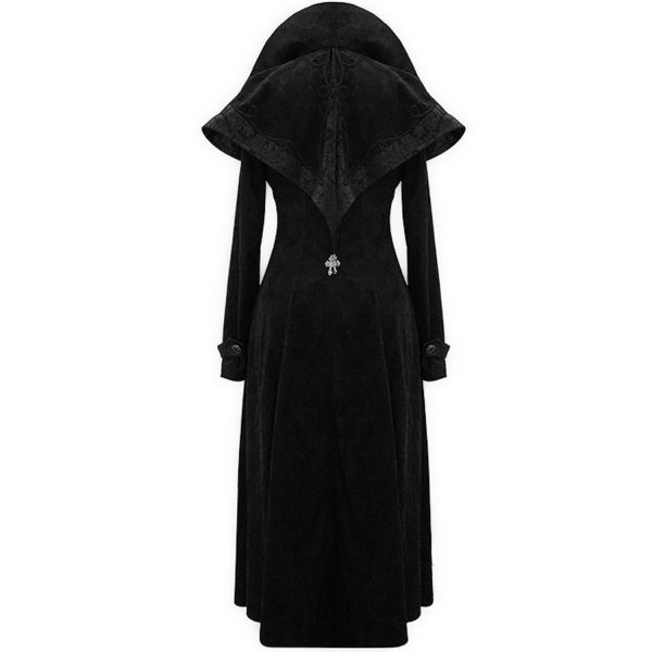 pas cher en vente DEVIL FASHION Manteau ‘Azalaïs’ Noir 11