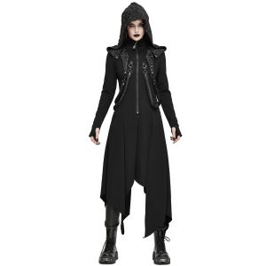 marque moins cher DEVIL FASHION Manteau ‘Badriyah’ Noir 24