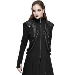 marque moins cher DEVIL FASHION Manteau ‘Badriyah’ Noir 44