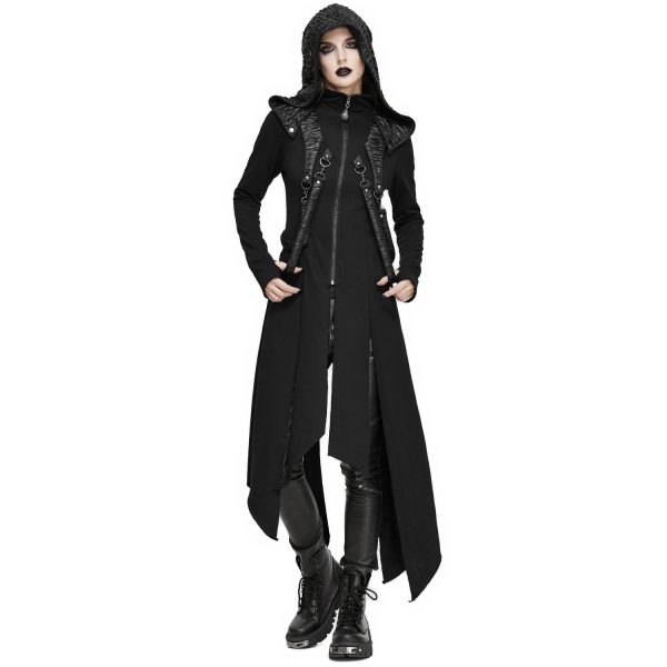 marque moins cher DEVIL FASHION Manteau ‘Badriyah’ Noir 7