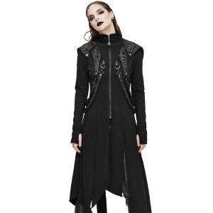 marque moins cher DEVIL FASHION Manteau ‘Badriyah’ Noir 40