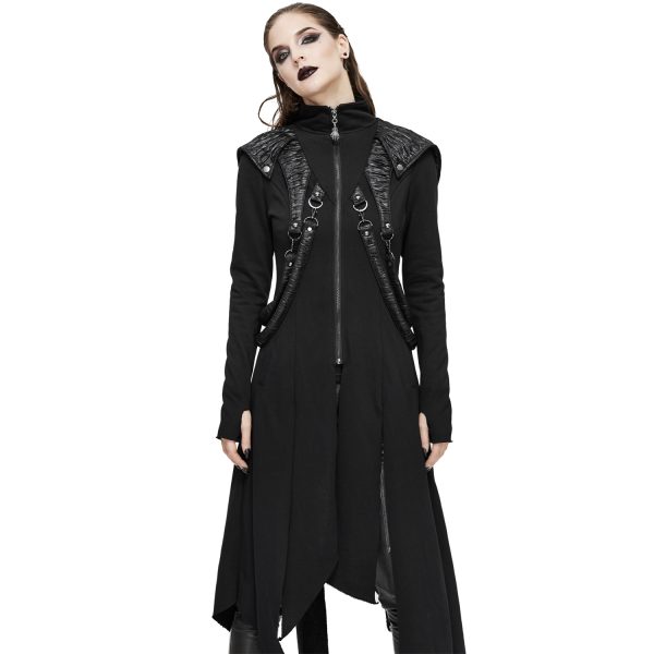 marque moins cher DEVIL FASHION Manteau ‘Badriyah’ Noir 11