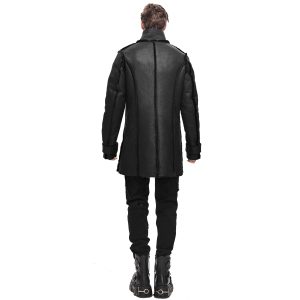 DEVIL FASHION Manteau ‘Dark Waste’ Noir magasin en ligne france 29