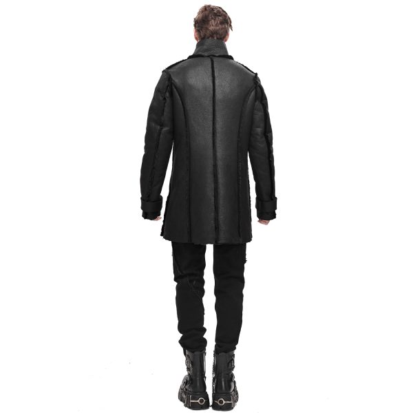DEVIL FASHION Manteau ‘Dark Waste’ Noir magasin en ligne france 8