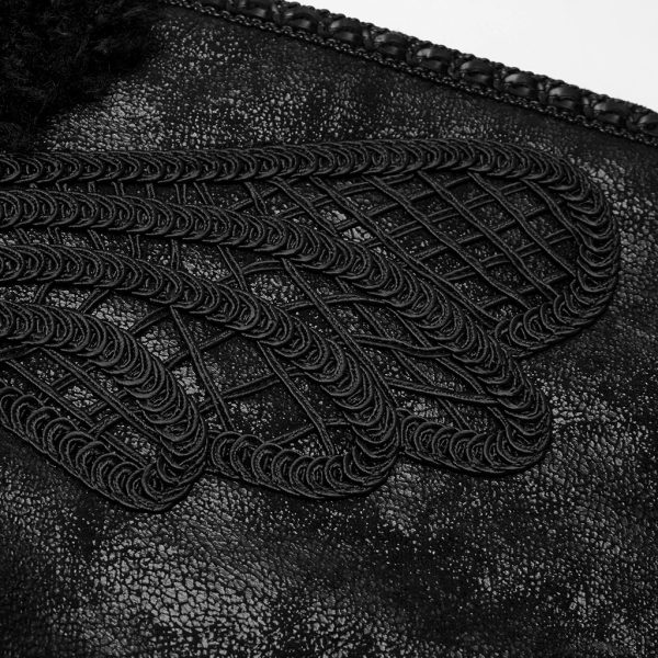 PUNK RAVE Manteau ‘Doriana’ Noir Retour Gratuit 17