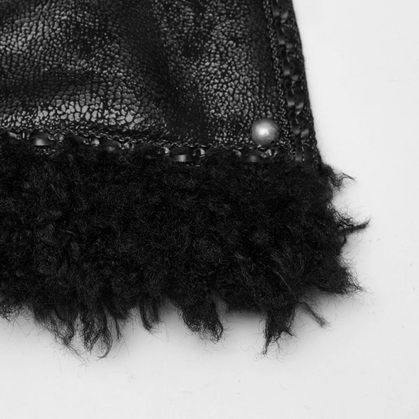 PUNK RAVE Manteau ‘Doriana’ Noir Retour Gratuit 19