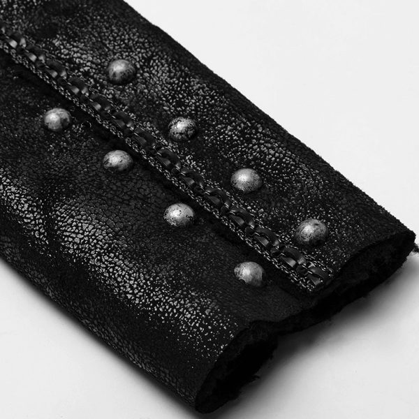 PUNK RAVE Manteau ‘Doriana’ Noir Retour Gratuit 20