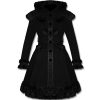 Pyon Pyon Manteau Gothic Lolita à Capuche ‘Dolly’ Noir à prix très bas 62