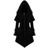 Acheter Maintenant PUNK RAVE Manteau Gothic Lolita ‘Witchnight’ Noir à Capuche 26