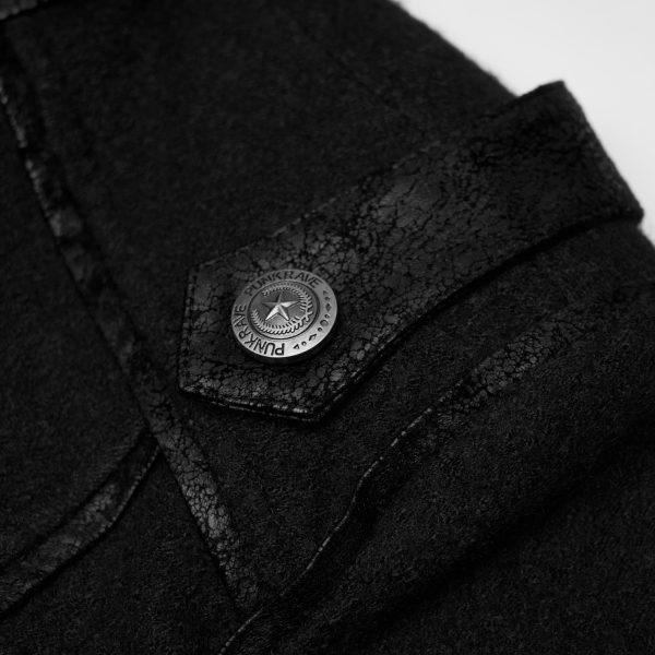PUNK RAVE Manteau Gothique ‘Bellona’ Noir Meilleur Service 19