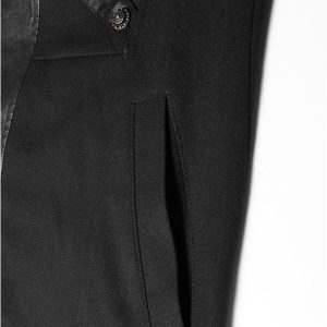 PUNK RAVE Manteau Gothique ‘Nautilus’ Noir Meilleur Prix 38