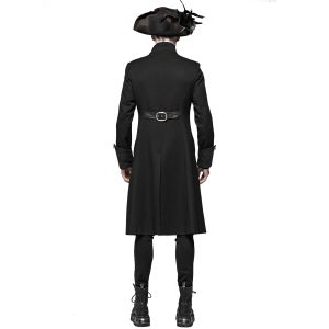 PUNK RAVE Manteau Gothique ‘Nautilus’ Noir Meilleur Prix 20