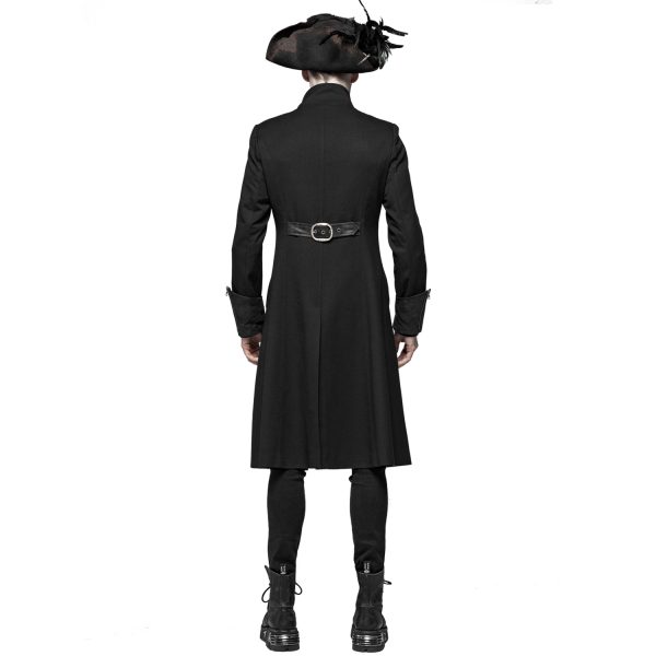 PUNK RAVE Manteau Gothique ‘Nautilus’ Noir Meilleur Prix 4