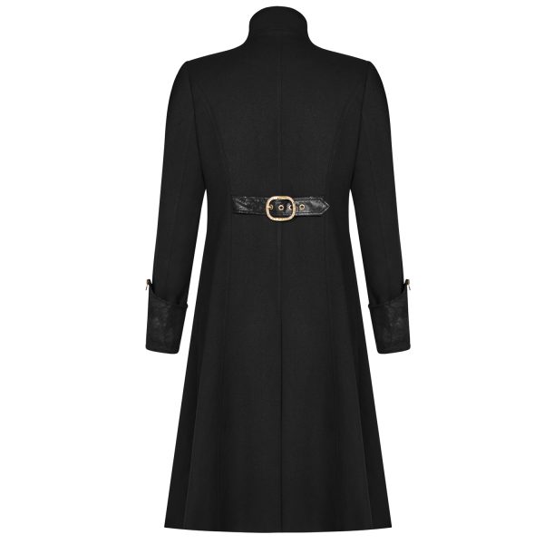 PUNK RAVE Manteau Gothique ‘Nautilus’ Noir Meilleur Prix 8