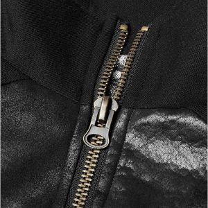 PUNK RAVE Manteau Gothique ‘Nautilus’ Noir Meilleur Prix 32