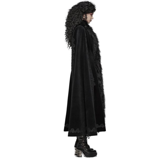 destockage PUNK RAVE Manteau ‘Royal Darkness’ Noir 5