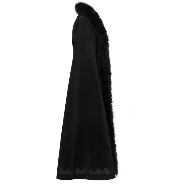 destockage PUNK RAVE Manteau ‘Royal Darkness’ Noir 11