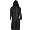 PUNK RAVE Manteau ‘Samhain’ En Sergé Noir boutique en france 59