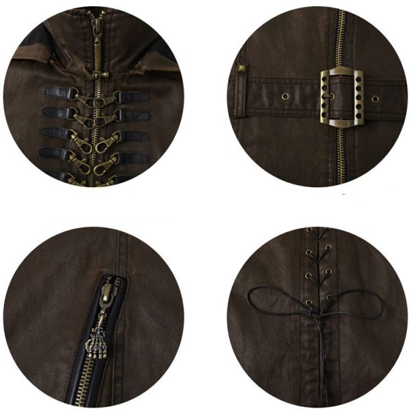Neuve avec étiquette PUNK RAVE Manteau Steampunk Et Post Apocalyptique ‘Wasteland’… 11