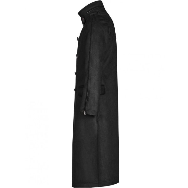 PUNK RAVE Manteau Style Militaire ‘Gotham’ Noir bas prix 9