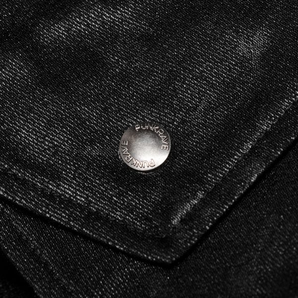 grande surprise PUNK RAVE Manteau-Veste à Capuche ‘Scorpio’ Pour Femmes Noir 17
