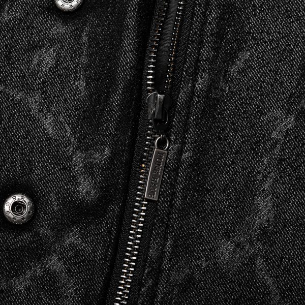 grande surprise PUNK RAVE Manteau-Veste à Capuche ‘Scorpio’ Pour Femmes Noir 19