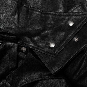 grande surprise PUNK RAVE Manteau-Veste à Capuche ‘Scorpio’ Pour Femmes Noir 60