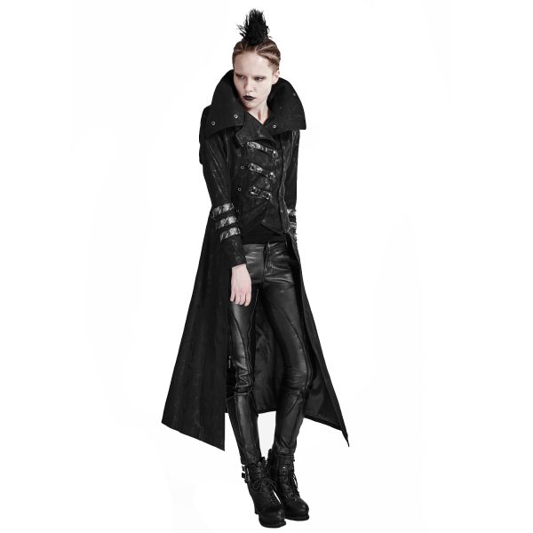 grande surprise PUNK RAVE Manteau-Veste à Capuche ‘Scorpio’ Pour Femmes Noir 7