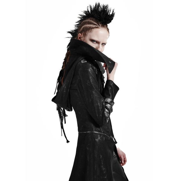 grande surprise PUNK RAVE Manteau-Veste à Capuche ‘Scorpio’ Pour Femmes Noir 8