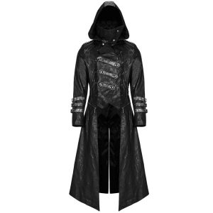 grande surprise PUNK RAVE Manteau-Veste à Capuche ‘Scorpio’ Pour Femmes Noir 36