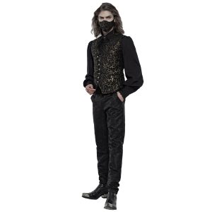 Prestation Et Rapide PUNK RAVE Masque ‘Alchemist’ En Jacquard Noir Et Or 21