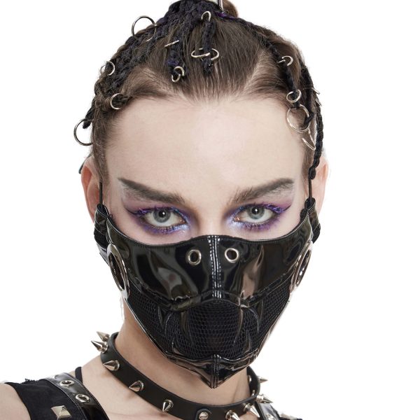 DEVIL FASHION Masque ‘Beast Jaw’ Noir mode 1