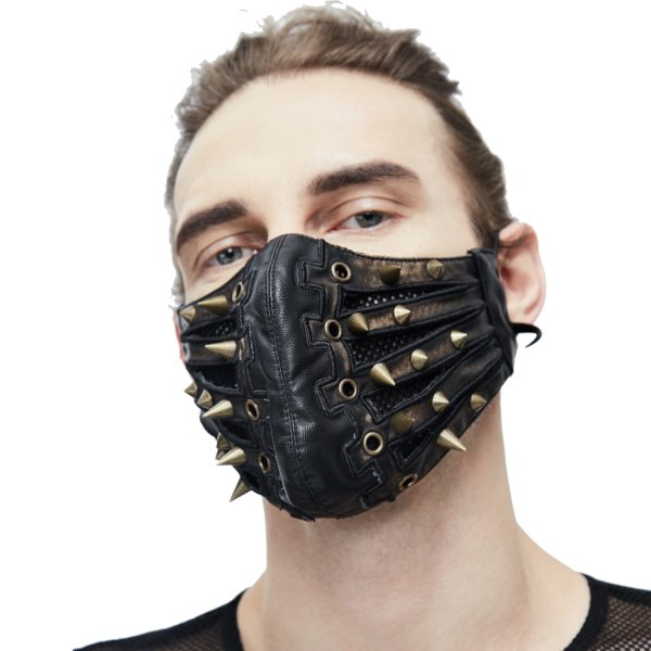 ultratendance DEVIL FASHION Masque ‘Copper Pinned’ Noir 4